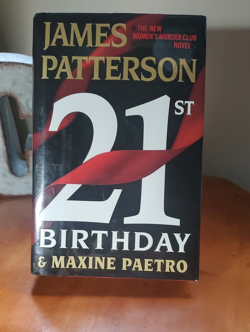 James Patterson "21st Birthday" Hardcover Book - Black & Red